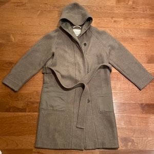 Wilfred wool and cashmere belted jacket